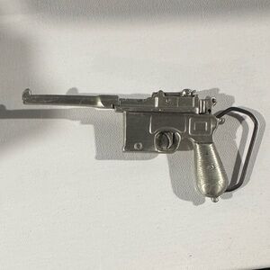 Gun Replica Belt Buckle Mauser